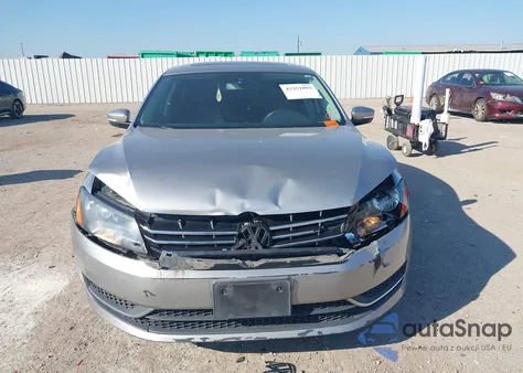 2013 Volkswagen Passat 2.5L Sel from USA, damaged, VIN 1VWCH7A30DC102214